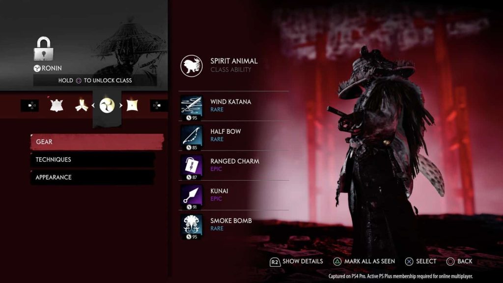 Ghost Of Tsushima: Legends Classes
