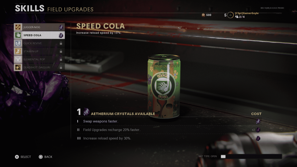 Cold War Zombies Perks Upgrades