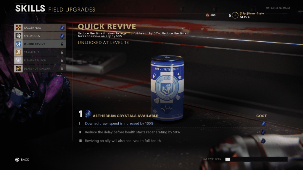 Cold War Zombies Perks Upgrades