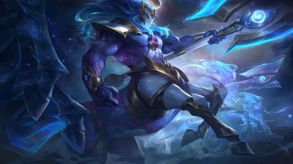 Cosmic Charger Hecarim new skin for League of Legends patch 10.24