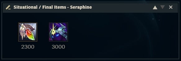 Seraphine Situation Items