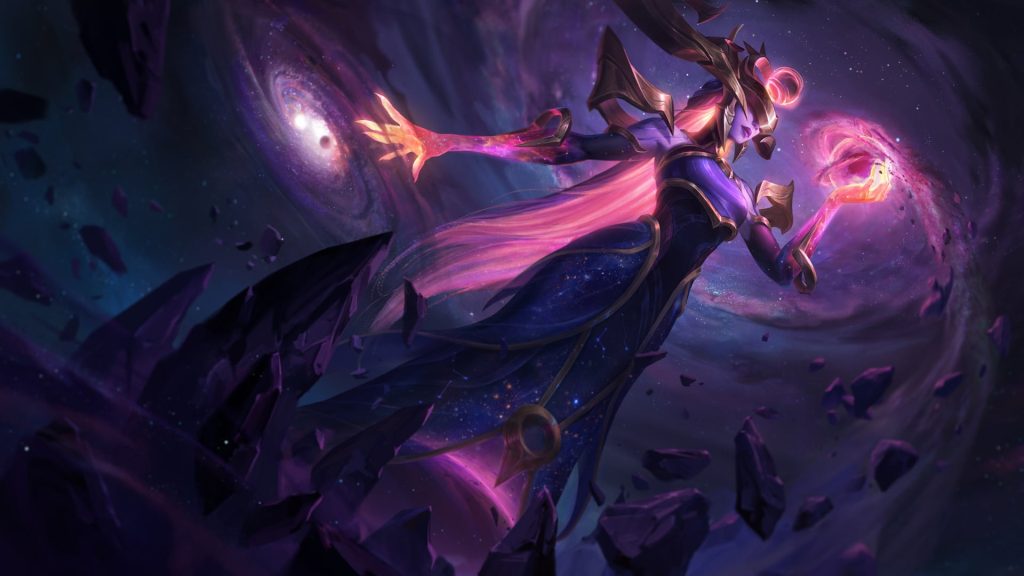 Dark Cosmic Lissandra new skin from League of Legends patch 10.24