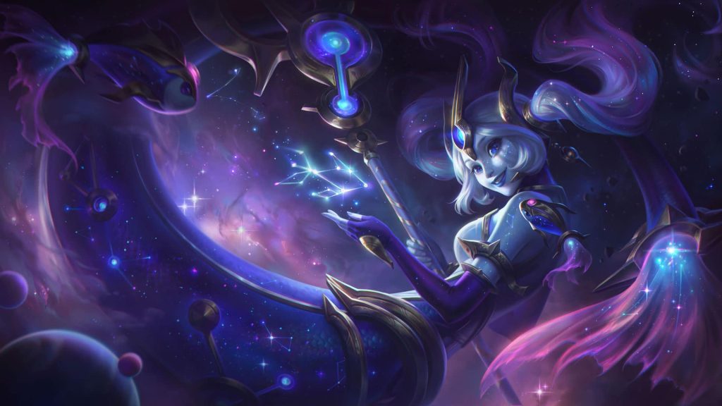 Cosmic Destiny Nami new skin from League of Legends patch 10.24
