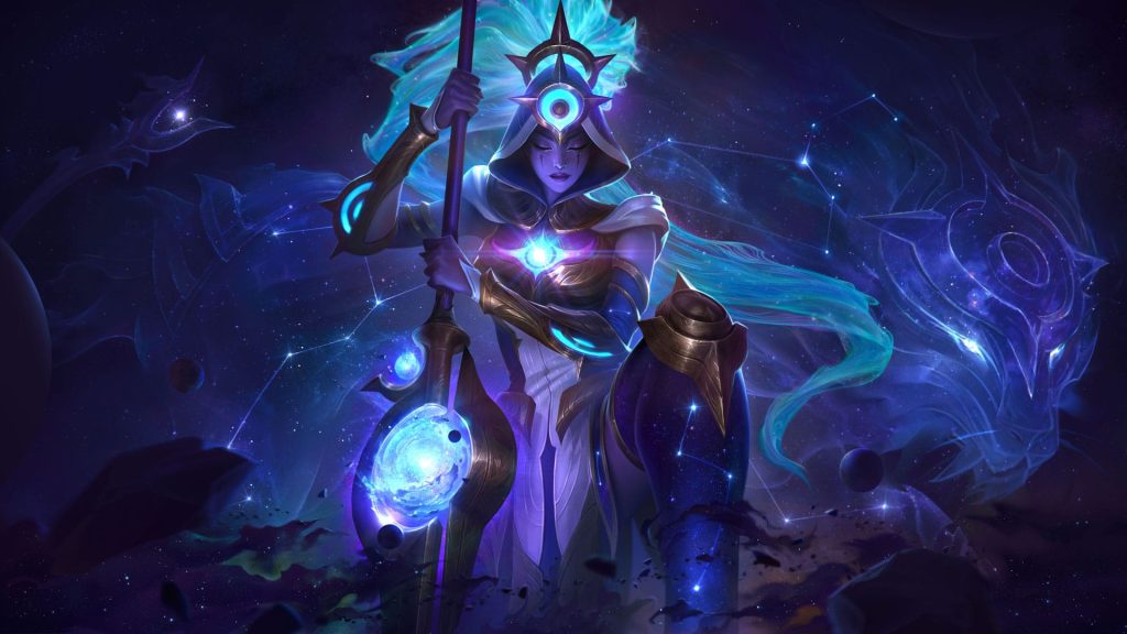 Cosmic Huntress Nidalee new skin from League of Legends patch 10.24