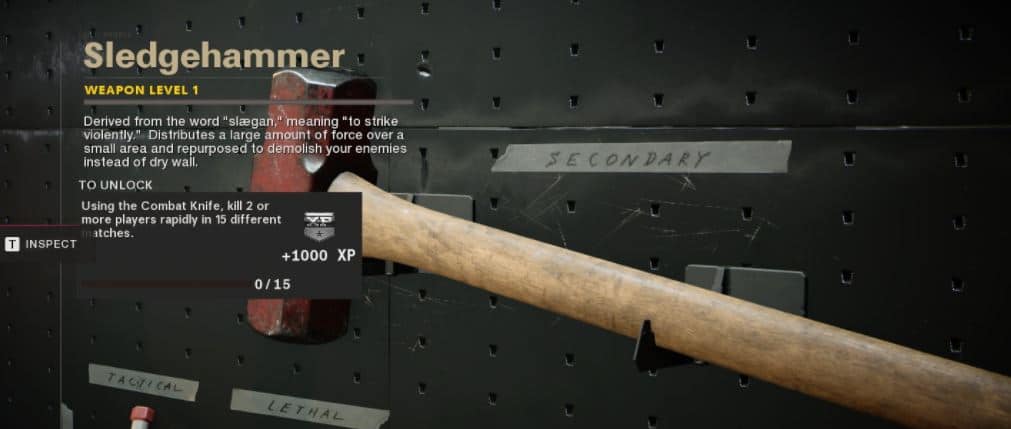 Cold War Sledgehammer Unlock Challenge