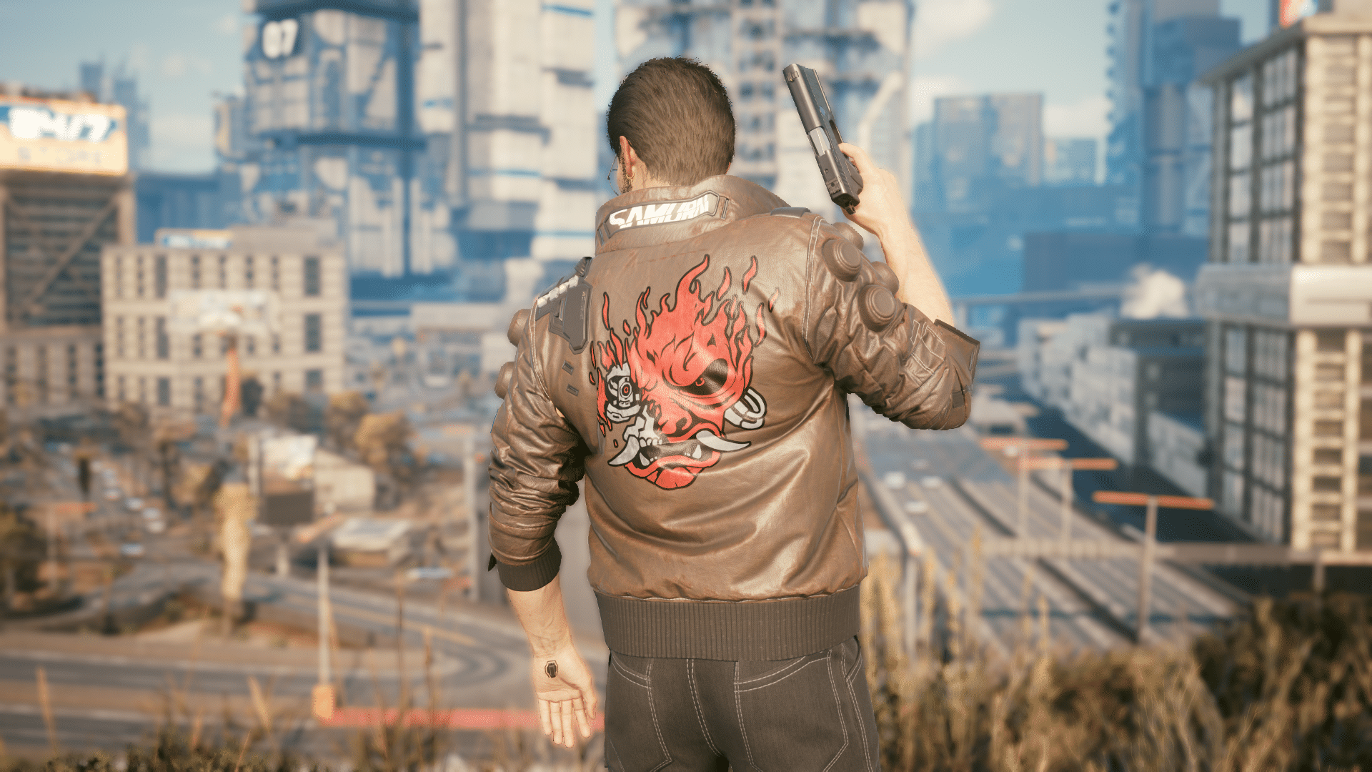 кожаная куртка самурай из cyberpunk фото 78