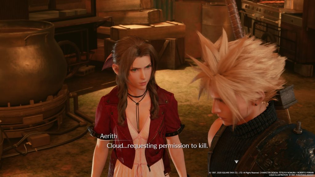 Don't mess with Aerith.
