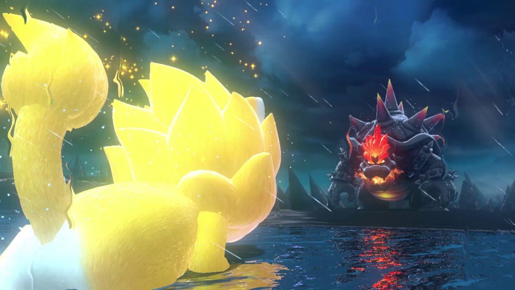 Mega Fury Bowser vs Giga Cat Mario Bowser's Fury
