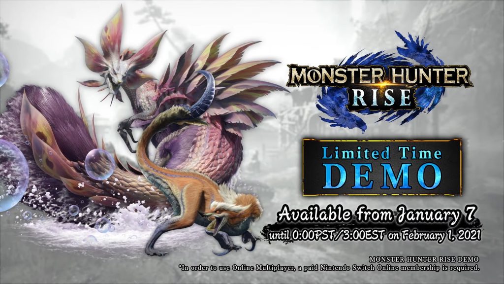 Monster Hunter Rise demo details
