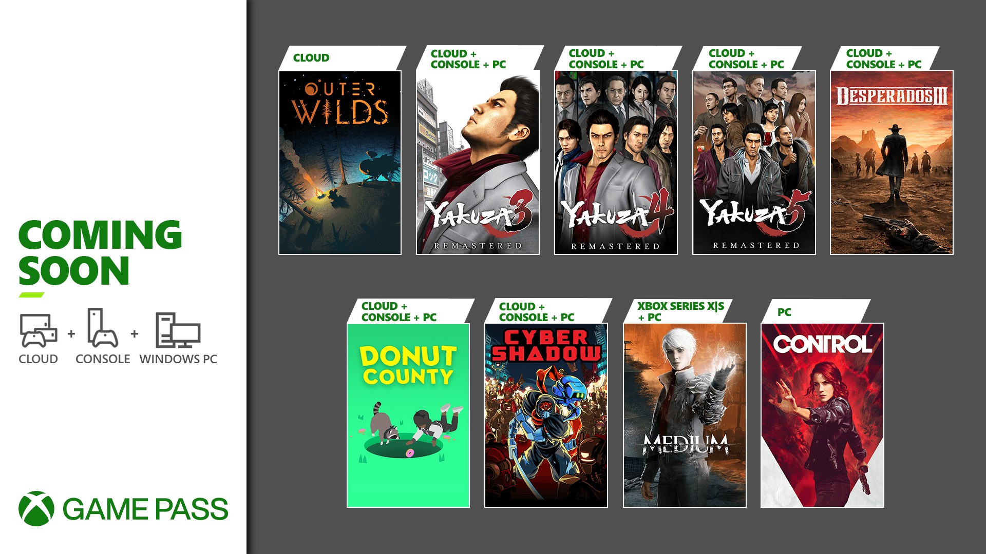 New Games Announced for Xbox Game Pass in January