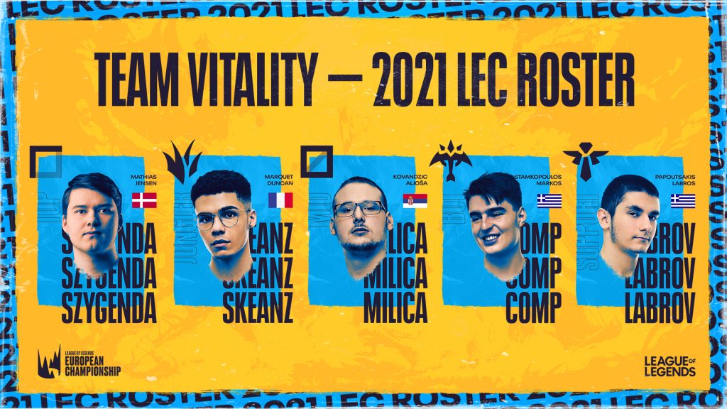 Vitality 2021 LEC Spring Split
