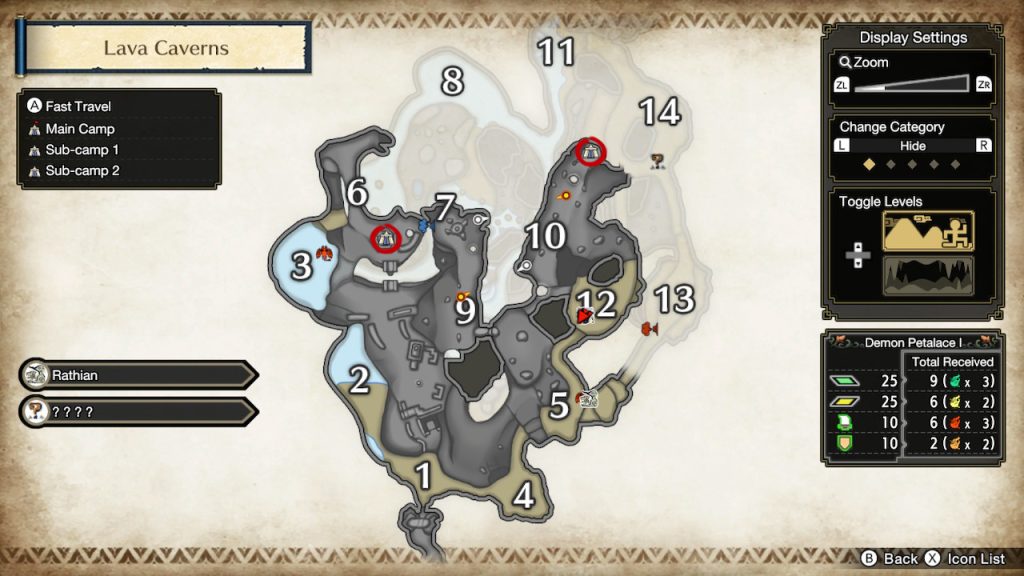 Monster Hunter Rise Camp Locations