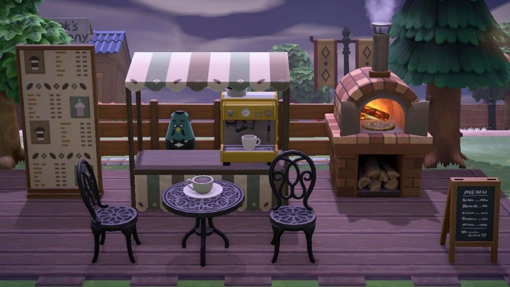 Animal Crossing New Horizons Brewster's outdoor cafe