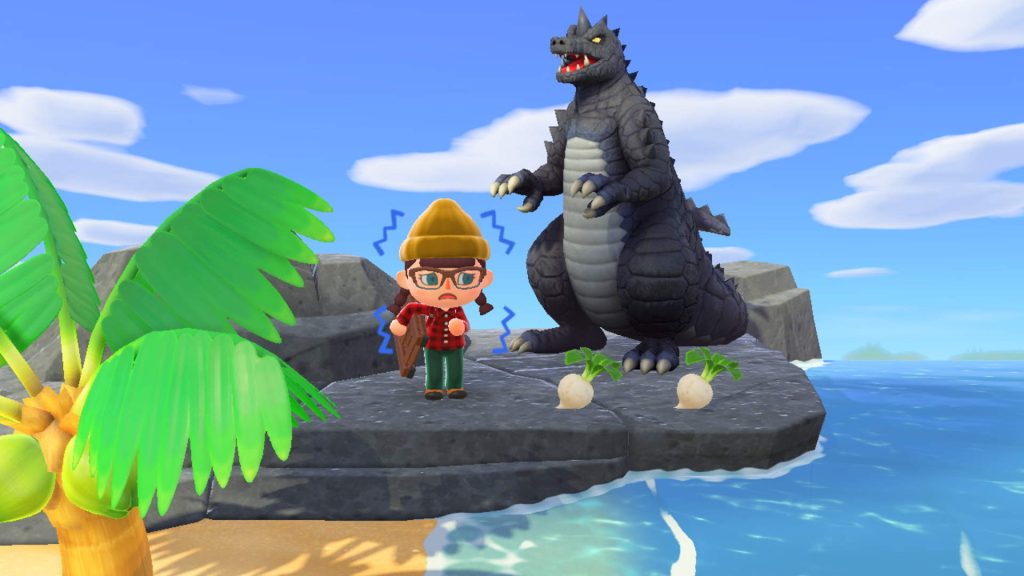 Animal Crossing: New Horizons  Godzilla Statue