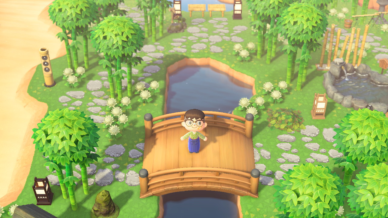 Animal Crossing New Horizons Japanese Zen Garden Bridge