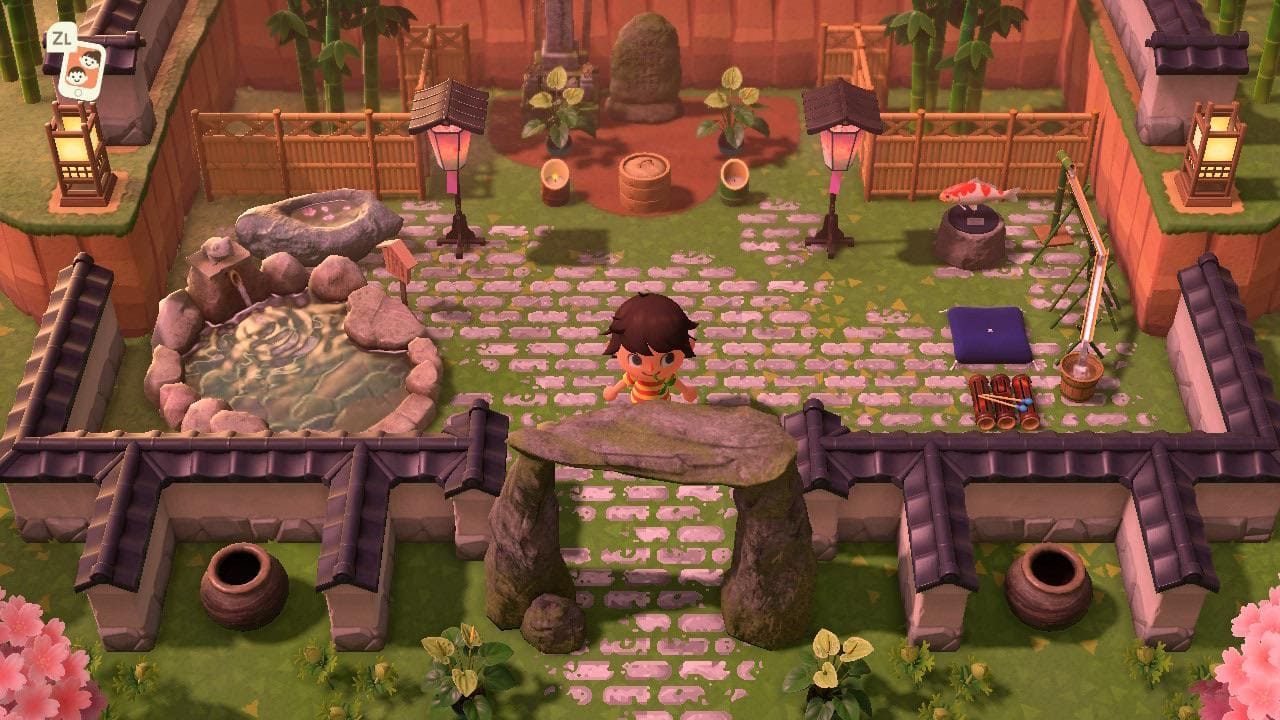 Animal Crossing New Horizons Japanese Zen Garden Items