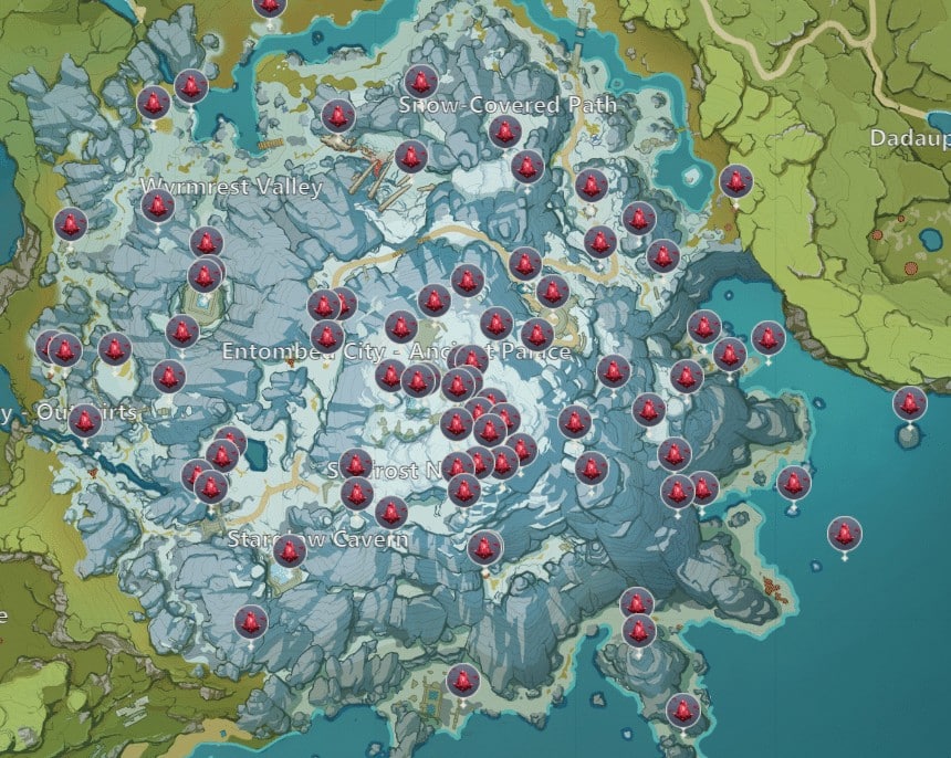 Location of Crimson Agate in Genshin Impact