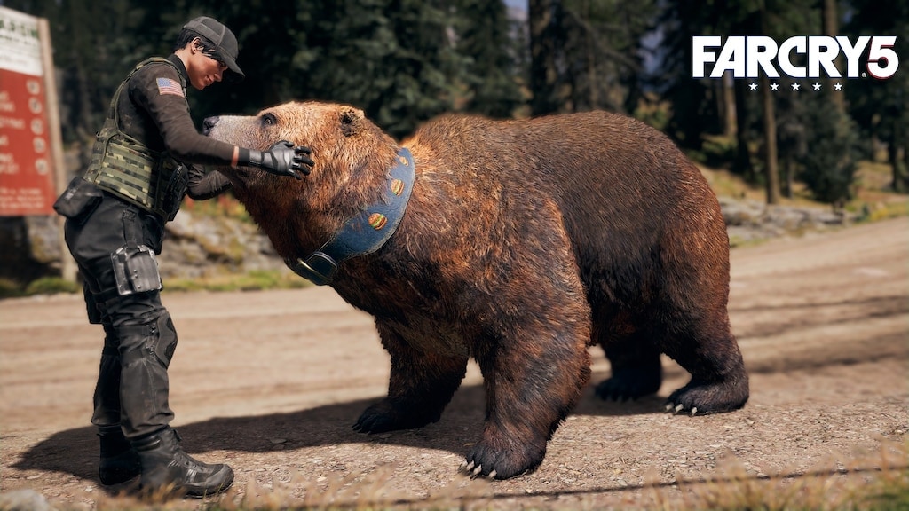 Far Cry 5 Cheeseburger the bear