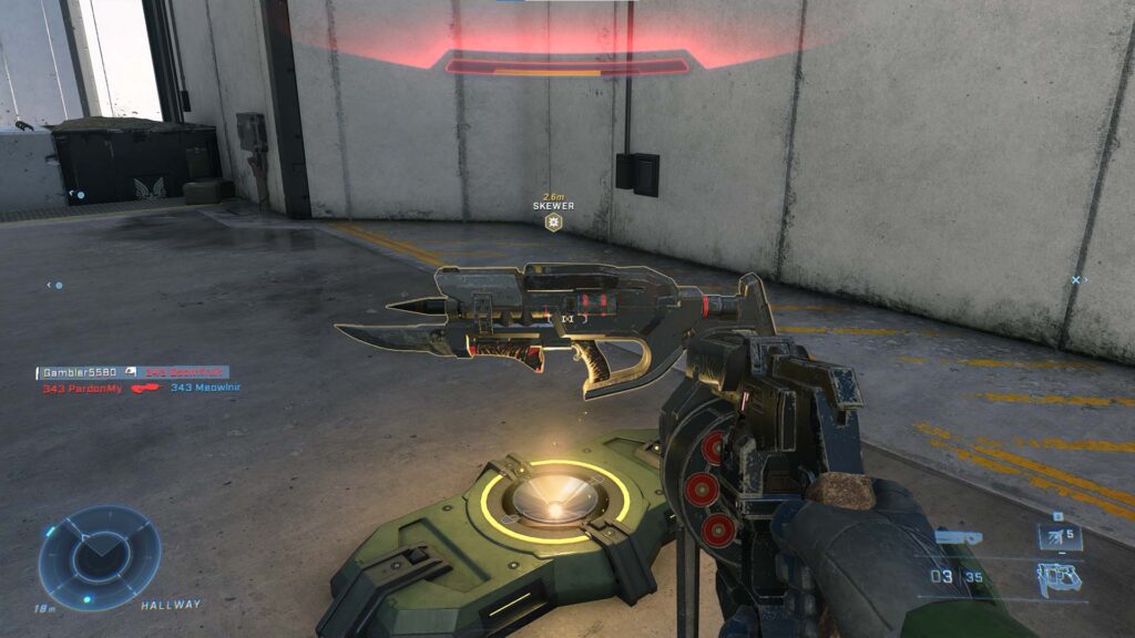 Power weapon "Skewer" in Halo InfInite