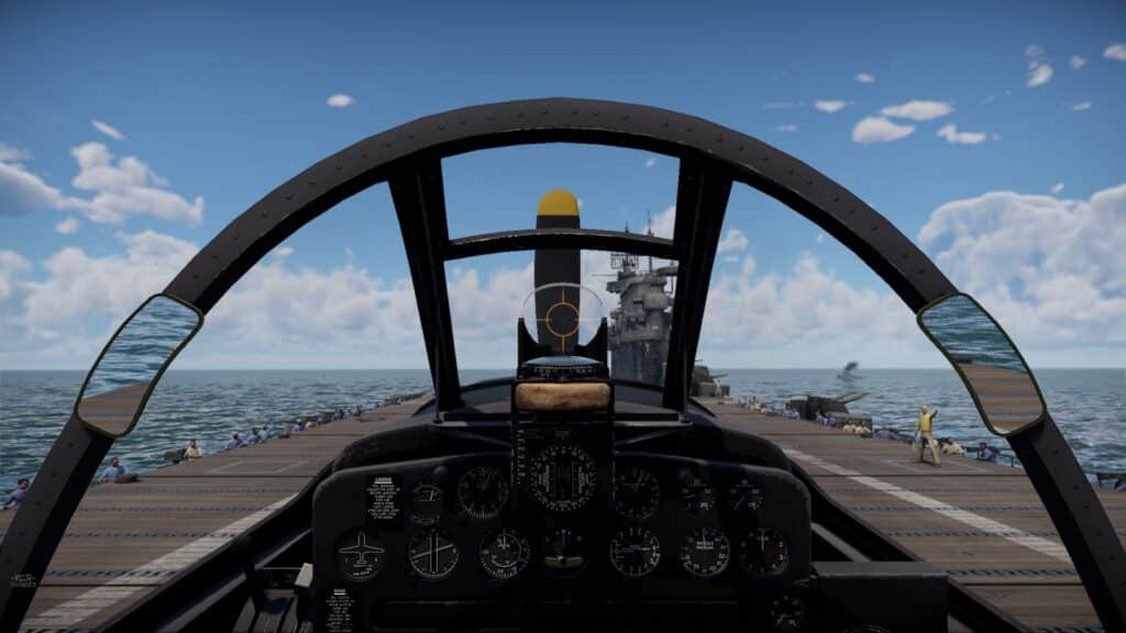 War Thunder Simulator Battle cockpit  view