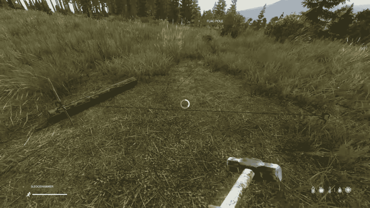 It's easy to craft Flag Pole Kit in DayZ