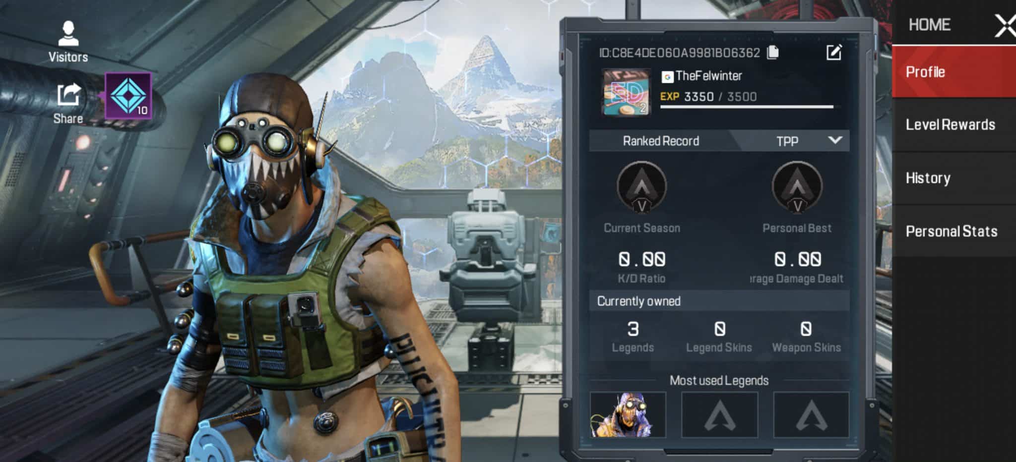 Changin your name in Apex Legends Mobile