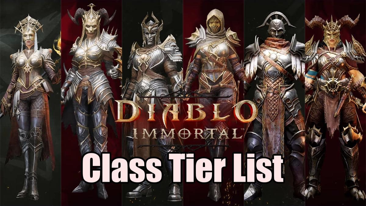 Diablo Immortal All Classes Ranked