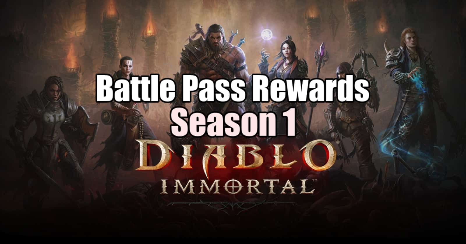 Diablo Immortal Title Screen