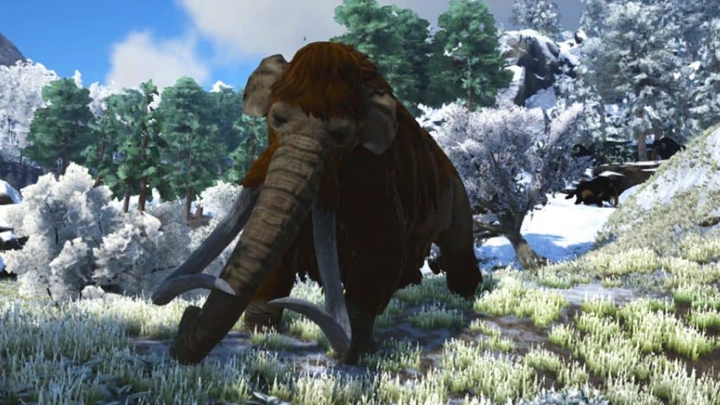 ARK Survival Evolved 4 Best Wood Gatherers Mammoth