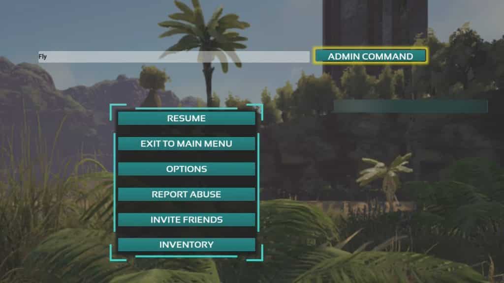 ARK: Survival Evolved admin console