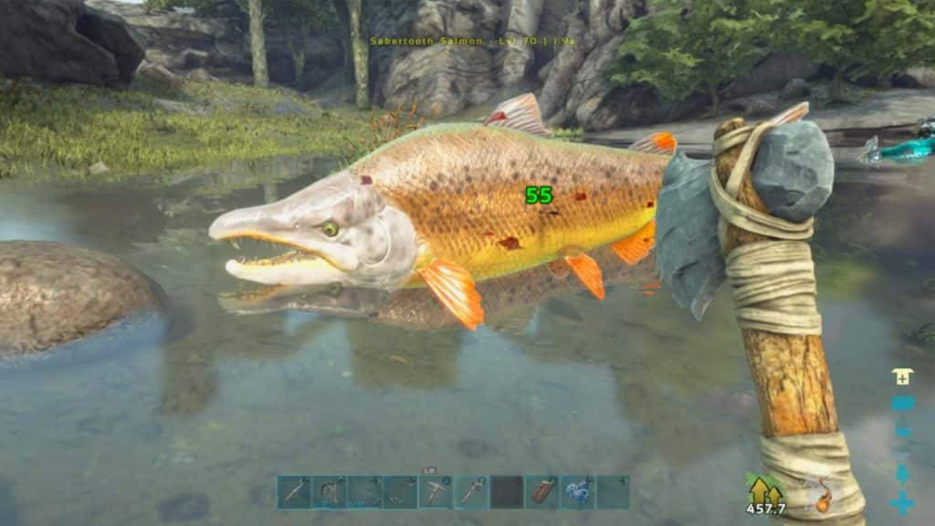 ARK Survival Evolved Sabertooth Salmon Raw Prime Fish Meat
