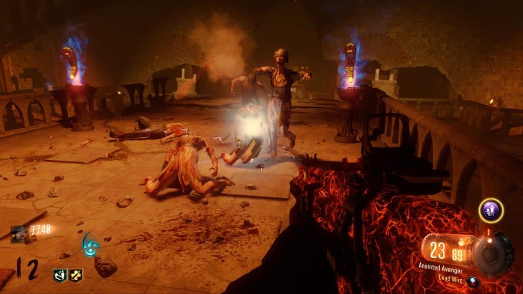 Dead Wire activating and killing zombies