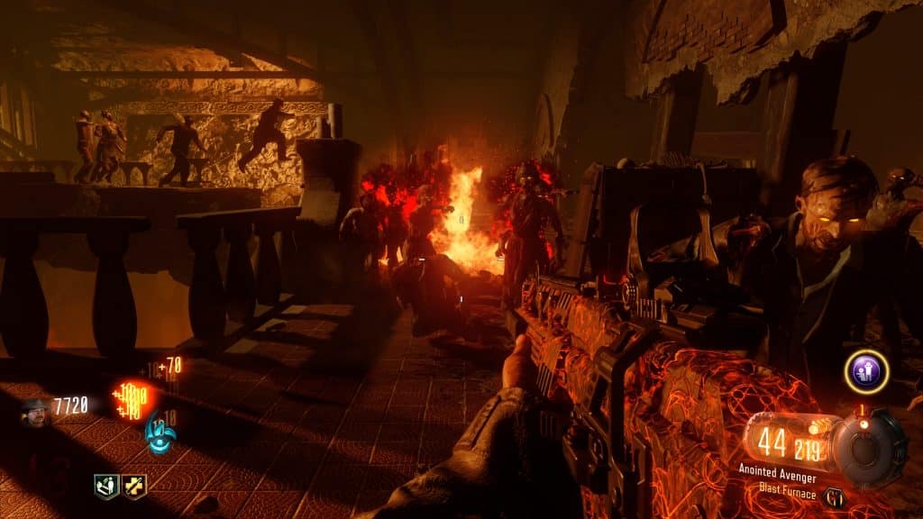 Blast Furnace Explosion killing a zombie horde