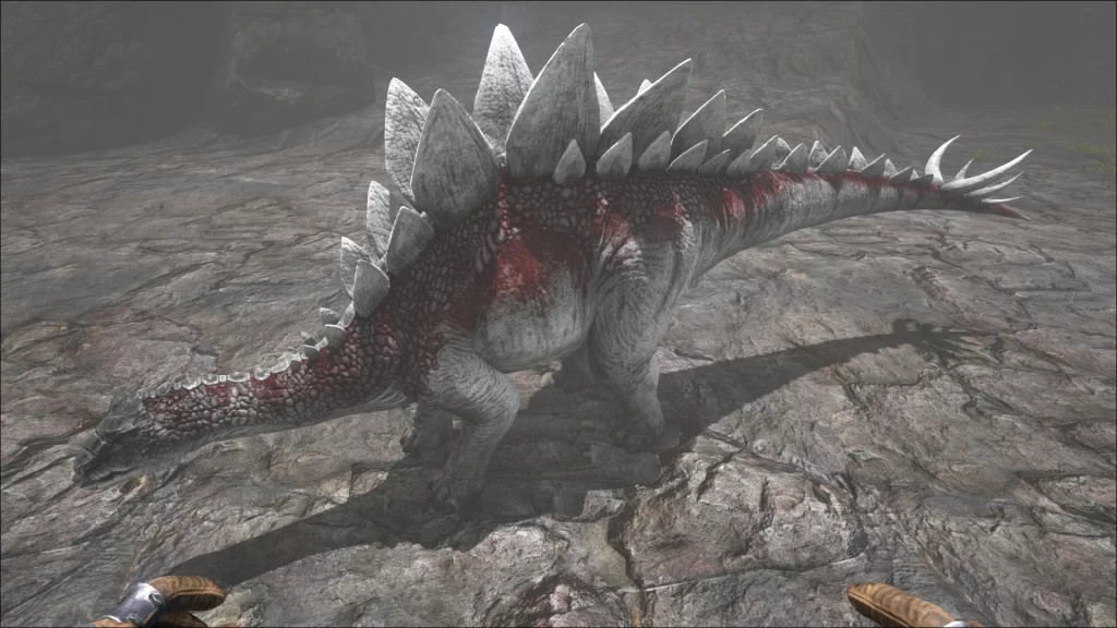 A Stegosaurus in Ark Survival Evolved