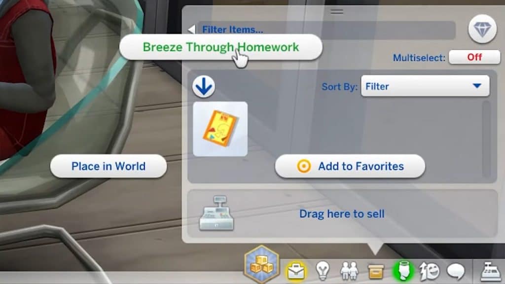 The Sims 4 Breeze Through Homework