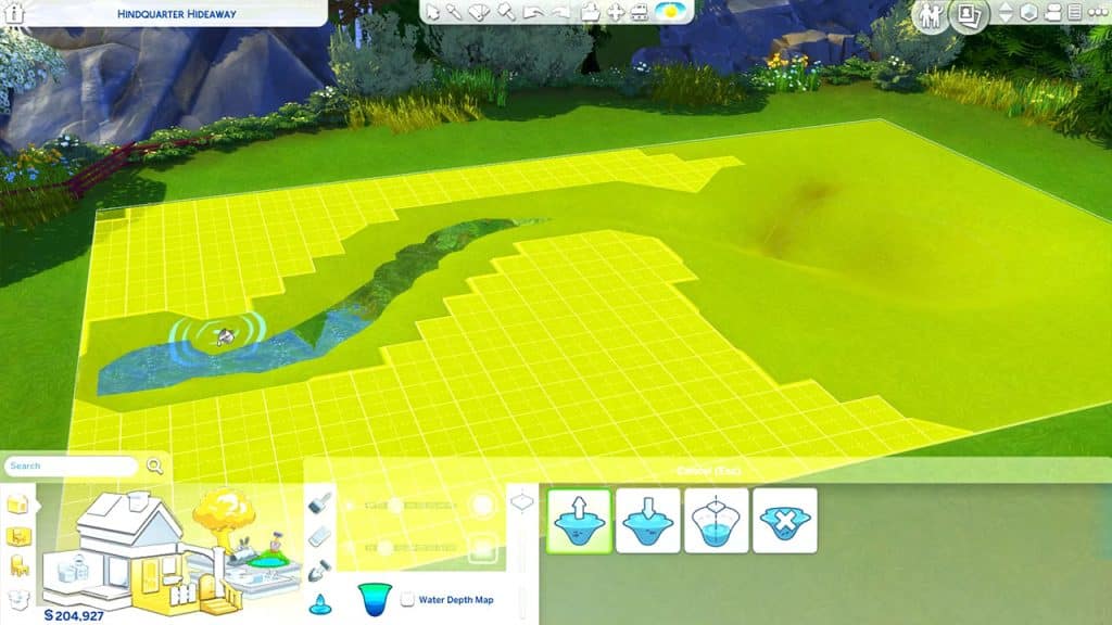 The Sims 4 Make a Pond Fill with Water