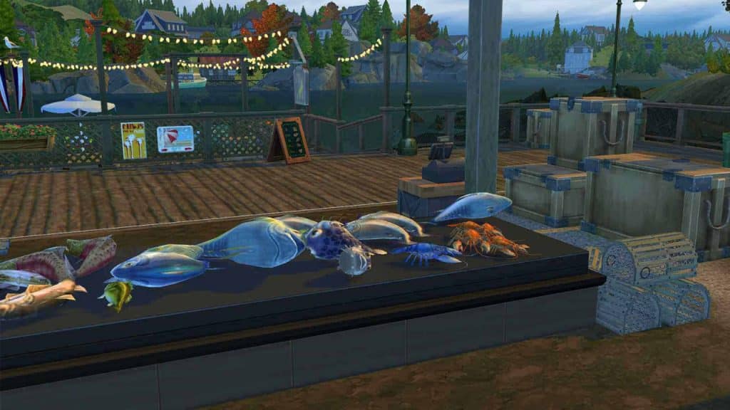The Sims 4 Make a Pond Fish Market