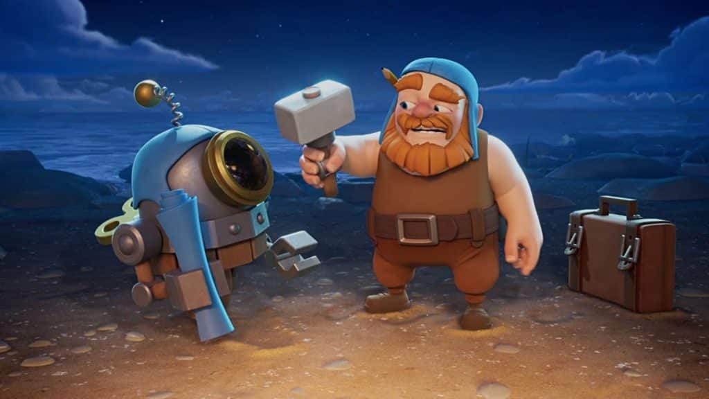 Clash of Clans Builder and O.T.T.O Robot