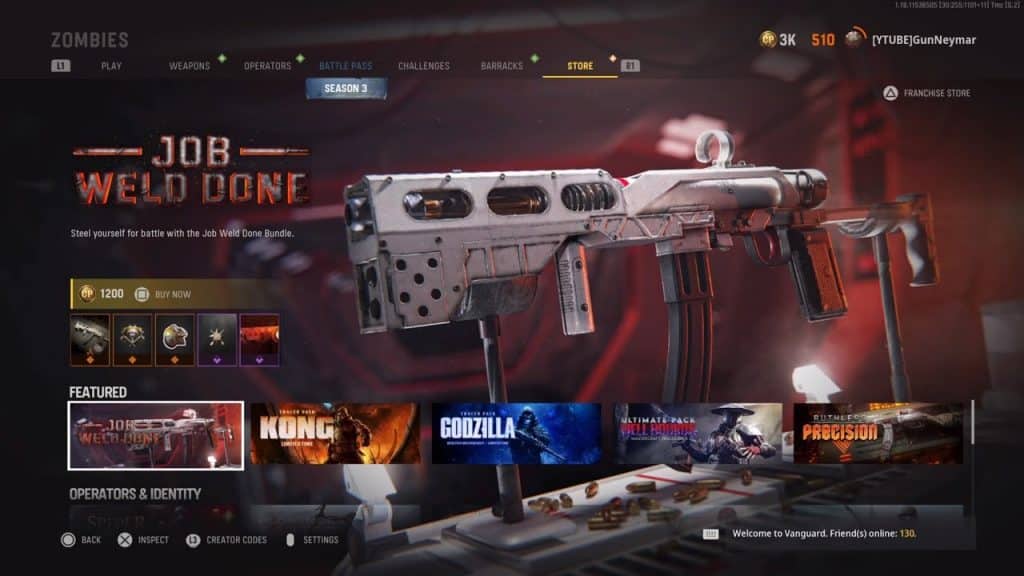 The Job Weld Done H4 Blixen Bundle will unlock the weapon instantly