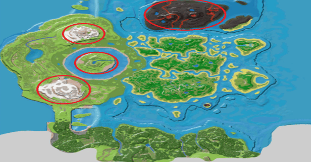 ARK Survival Evolved The Center metal locations