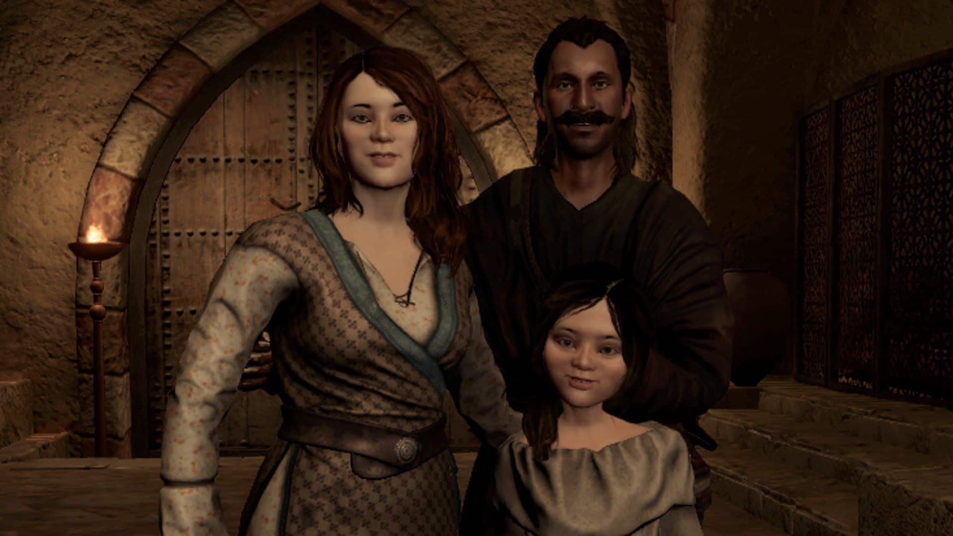 A family unit in Mount & Blade 2: Bannerlord