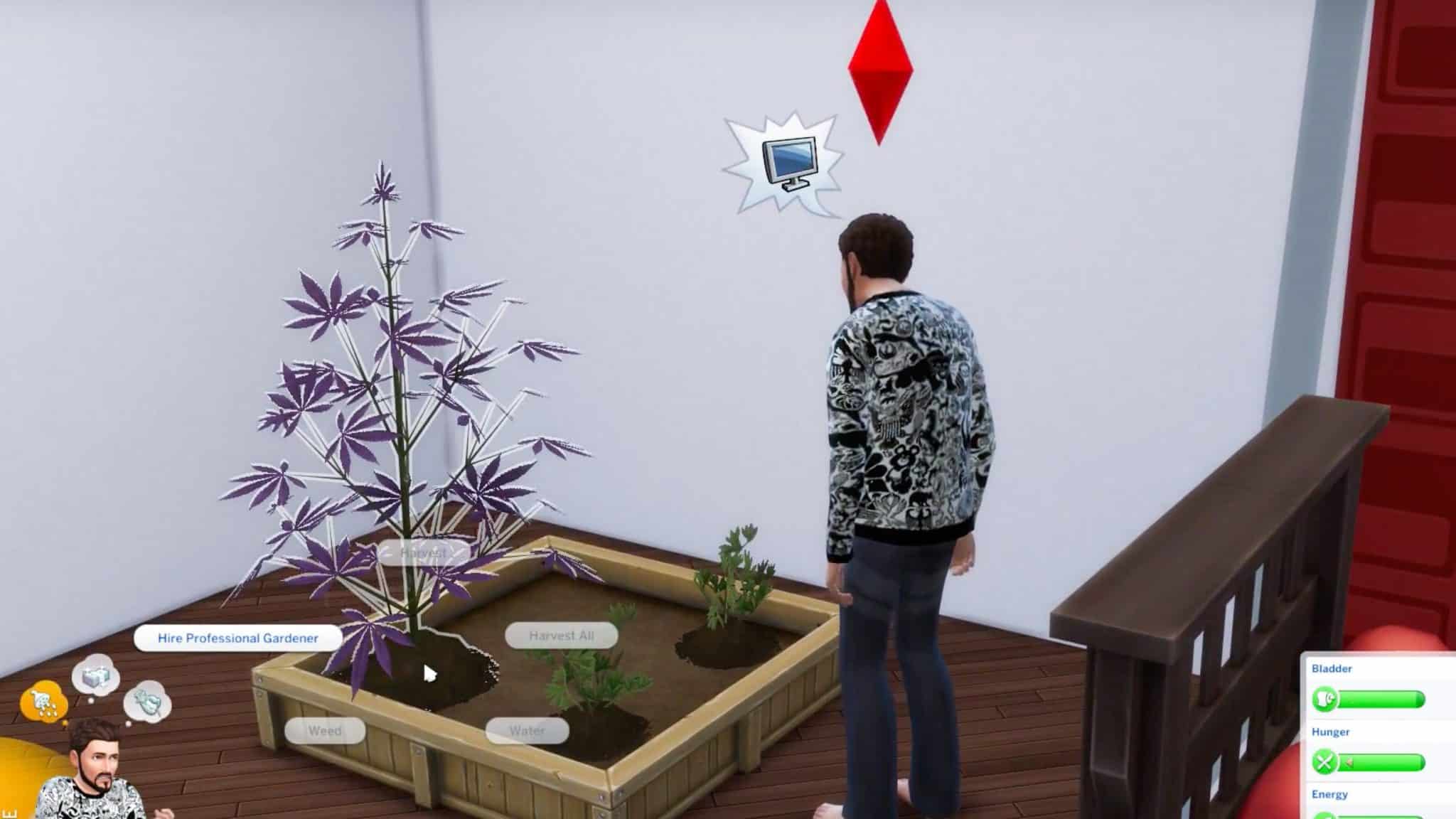 The Sims 4: How to Cure Weed