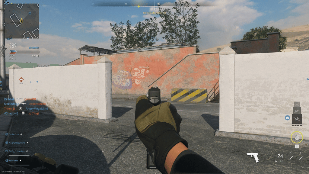 Aiming a Fastdraw Pistol in Modern Warfare 2