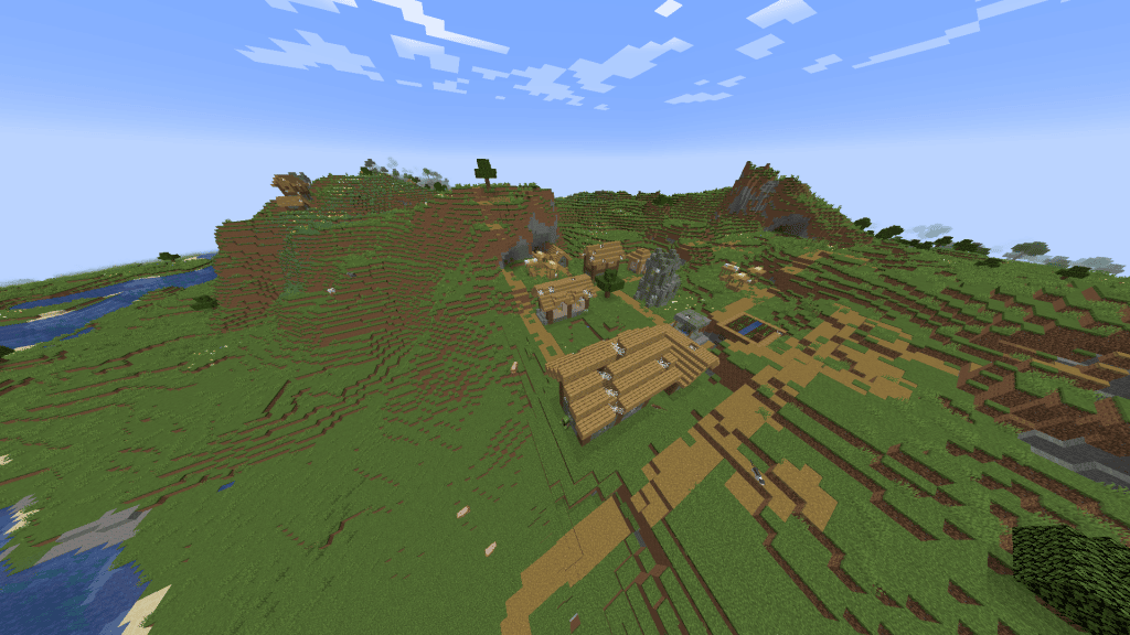 Two Abandoned Villages in Minecraft