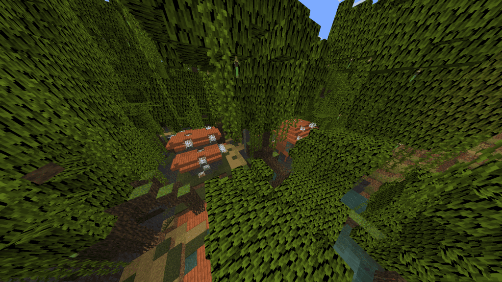 Scary Minecraft Seed with a Mangrove Swamp Village