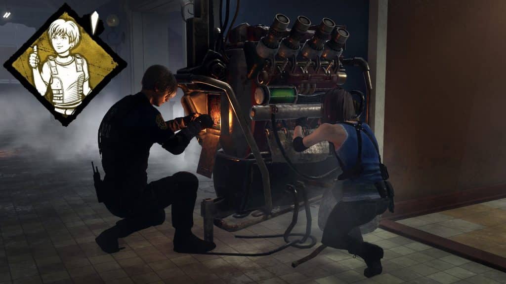 Jill and Leon fix a generator