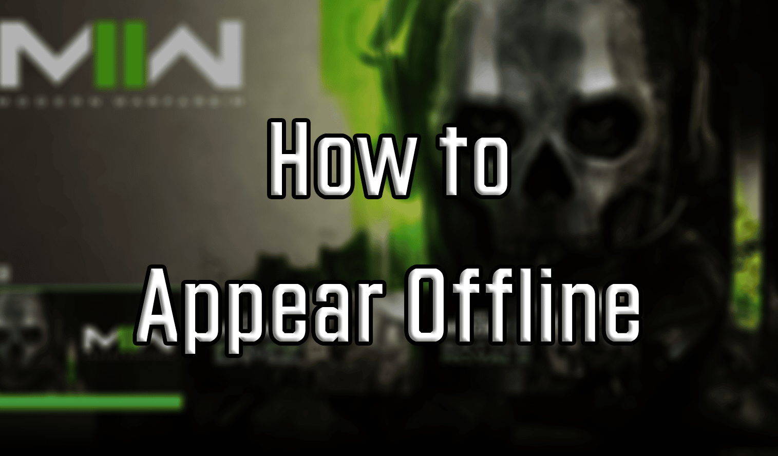 How to Appear Offline