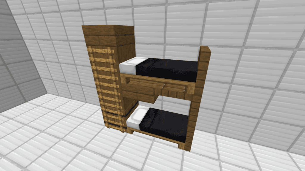 Better Bunk Bed Design in Minecraft
