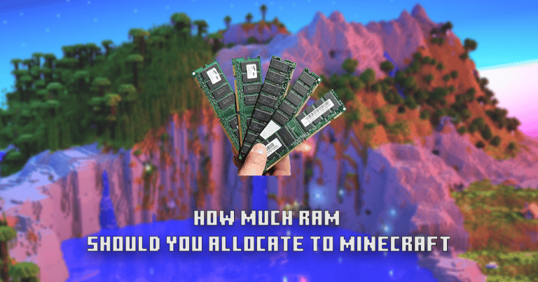 Hej hej tjene Pine How Much RAM Should You Allocate to Minecraft To Run It Smoothly