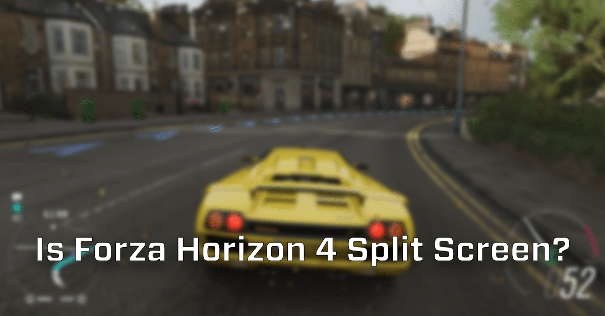 Is Forza Horizon 4 Split Screen?